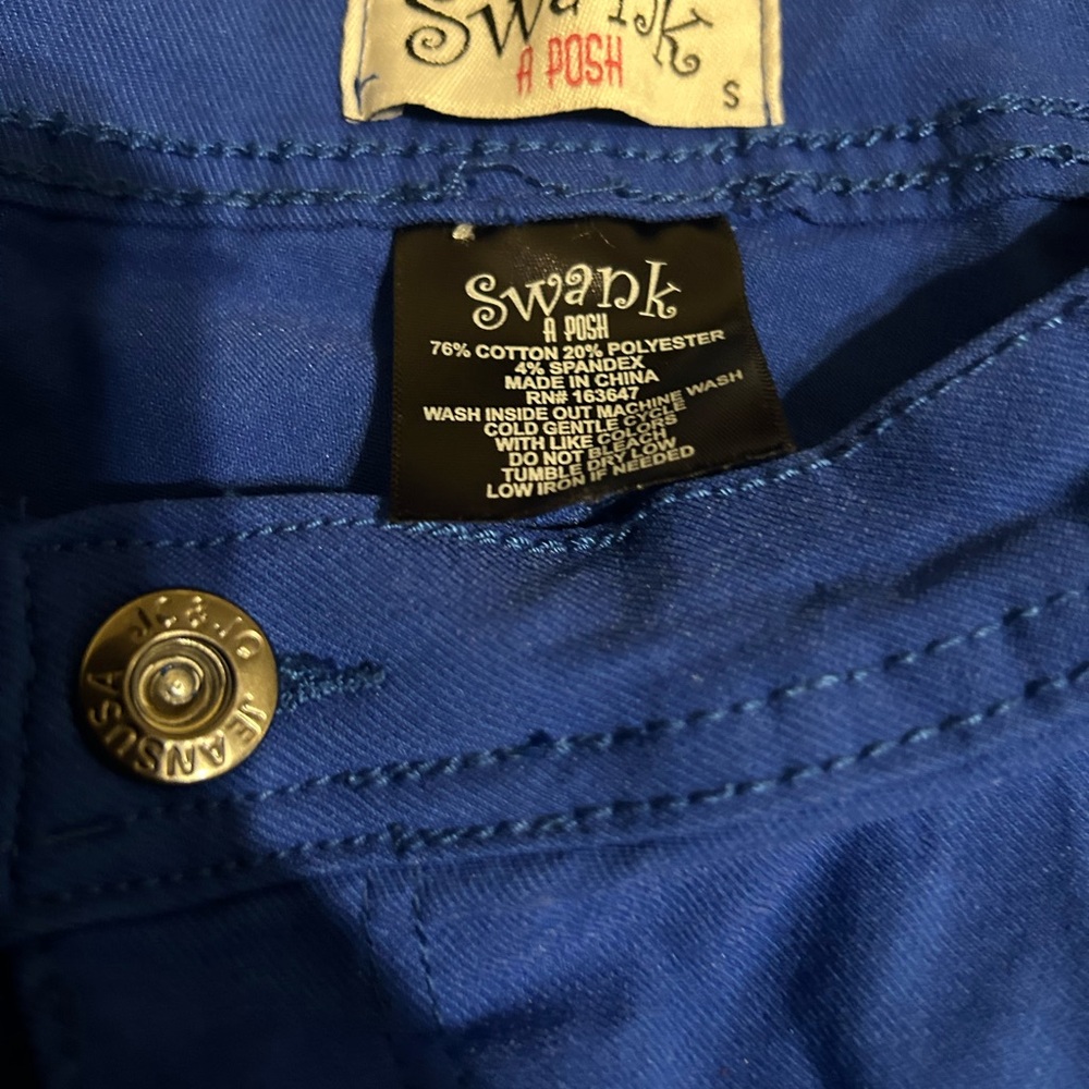 SWANK Vibrant Blue Trousers